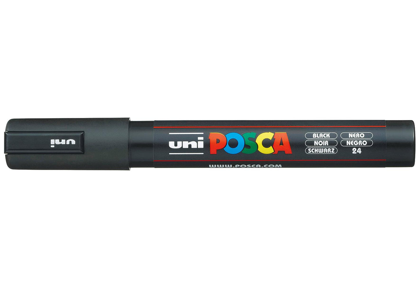 UNIBALL Marker POSCA PC-5M schwarz - VPE: 6