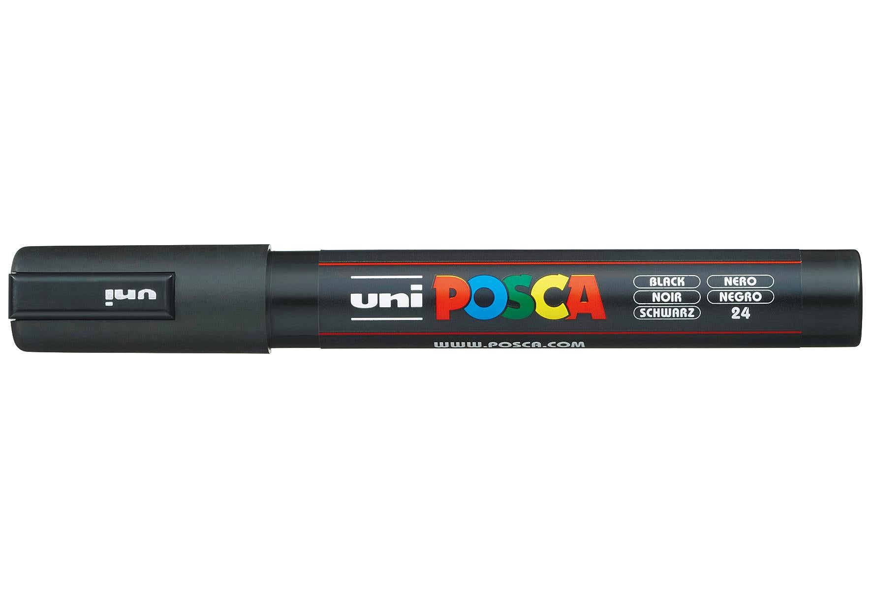 UNIBALL Marker POSCA PC-5M schwarz - VPE: 6