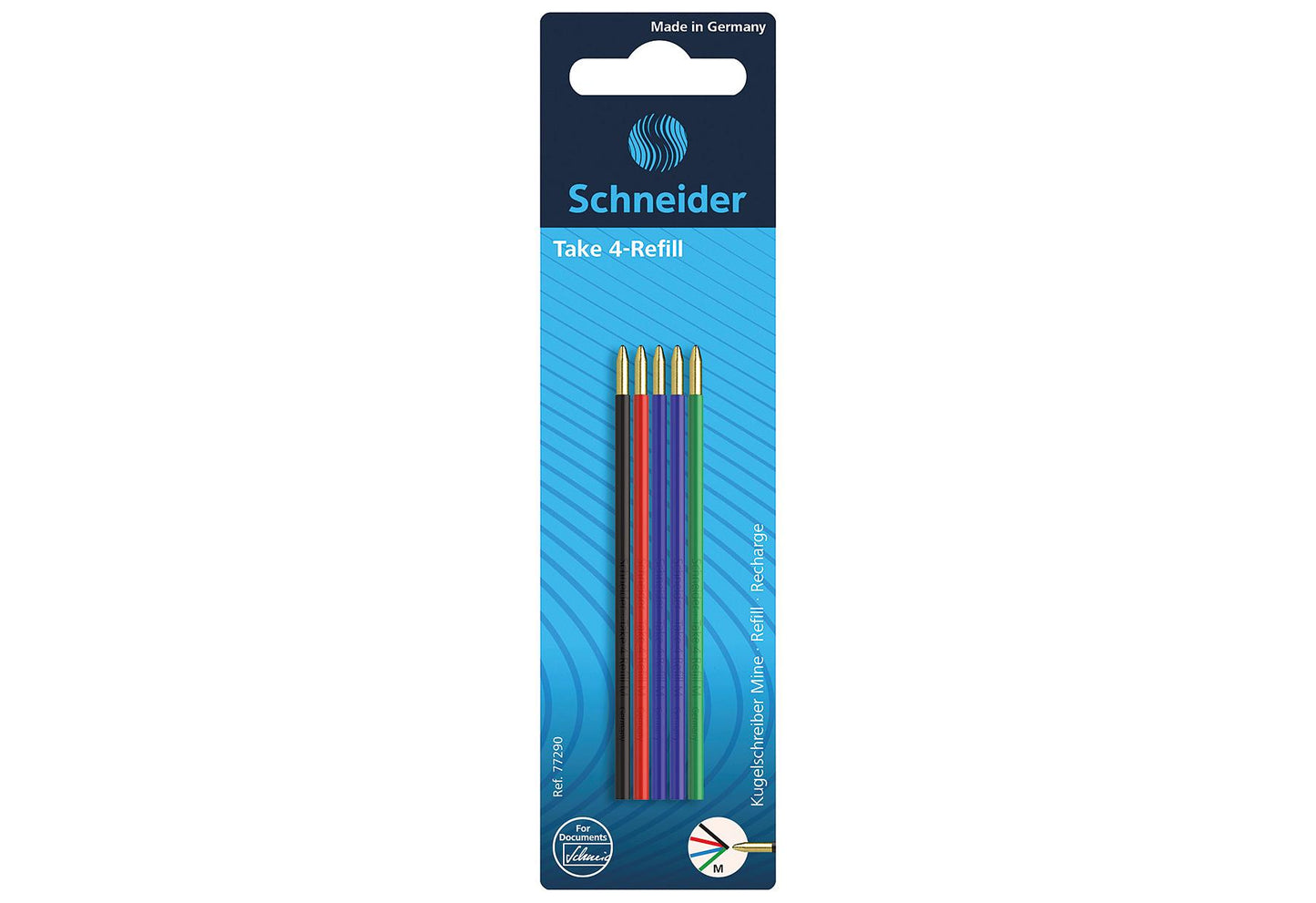 SCHNEIDER Kugelschreiberminen 'Take 4-Refill' M 5er Pack - VPE: 10