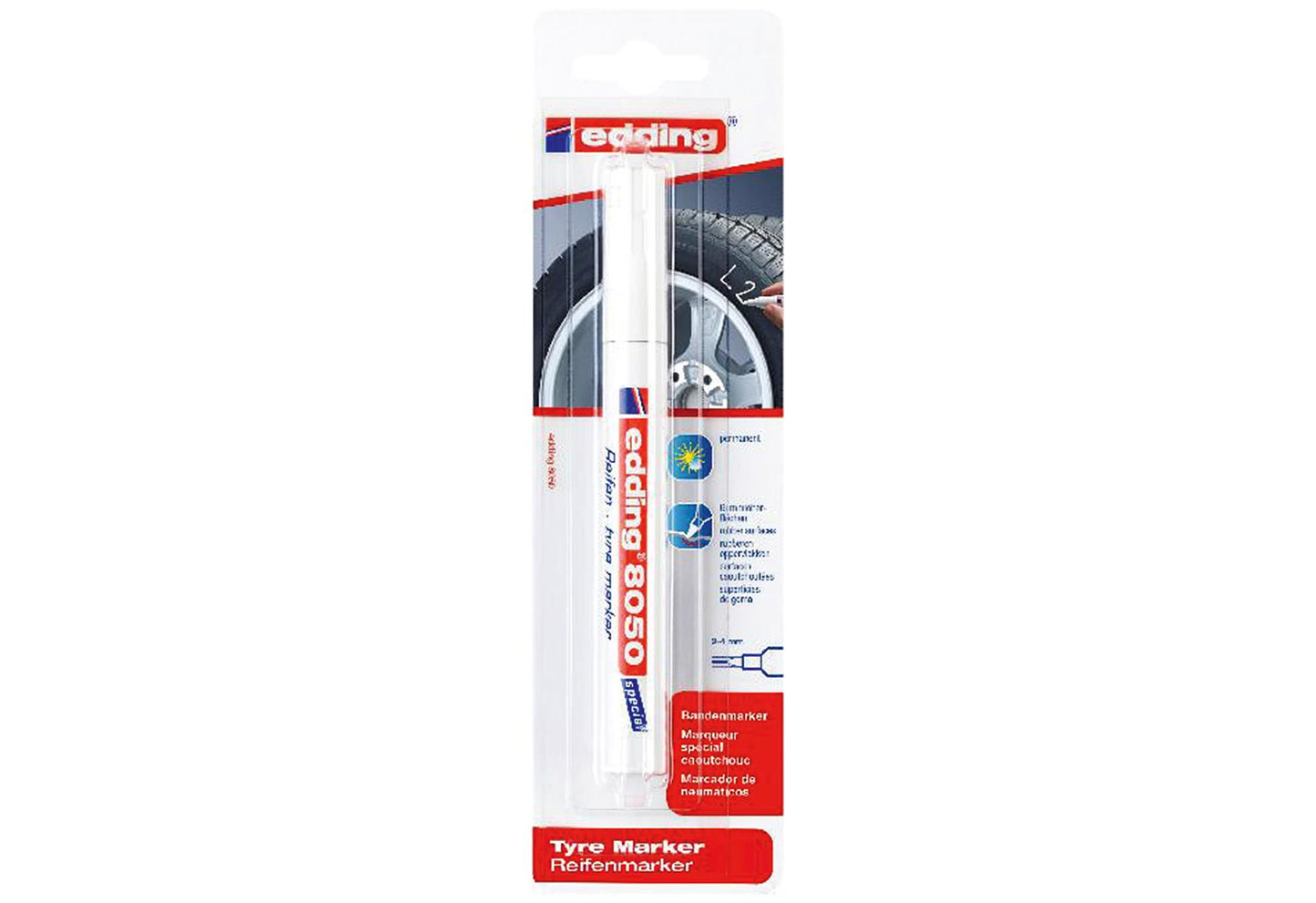 edding Reifenmarker 8050 - VPE: 5