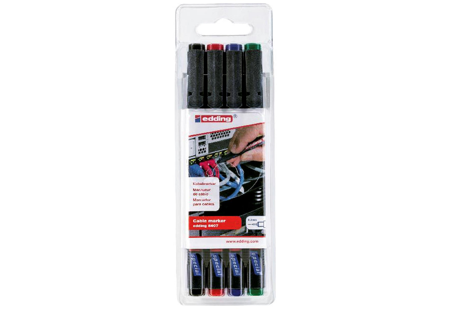 edding Kabelmarker 8407 - VPE: 10