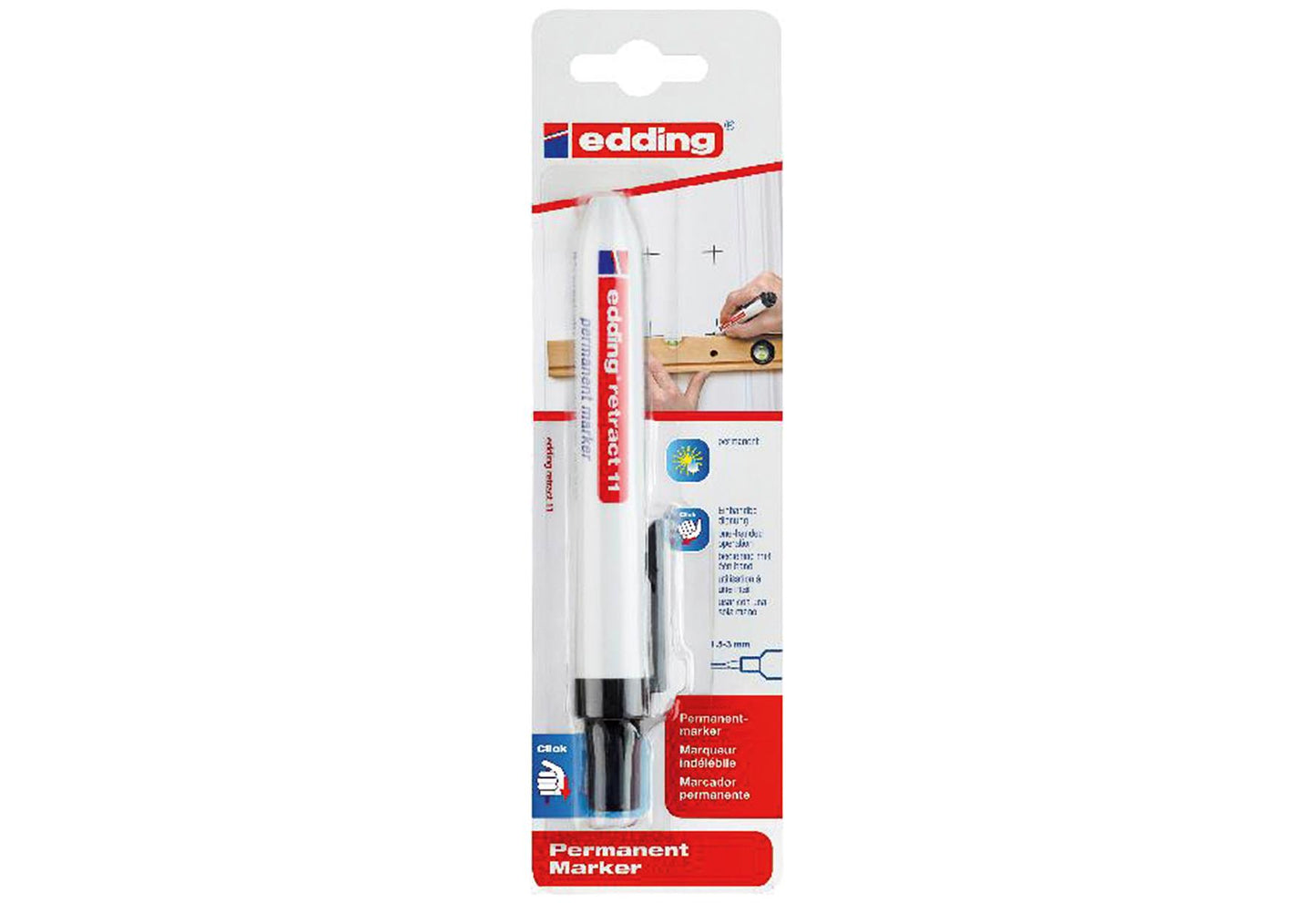 edding Permanentmarker retract 11 - VPE: 5