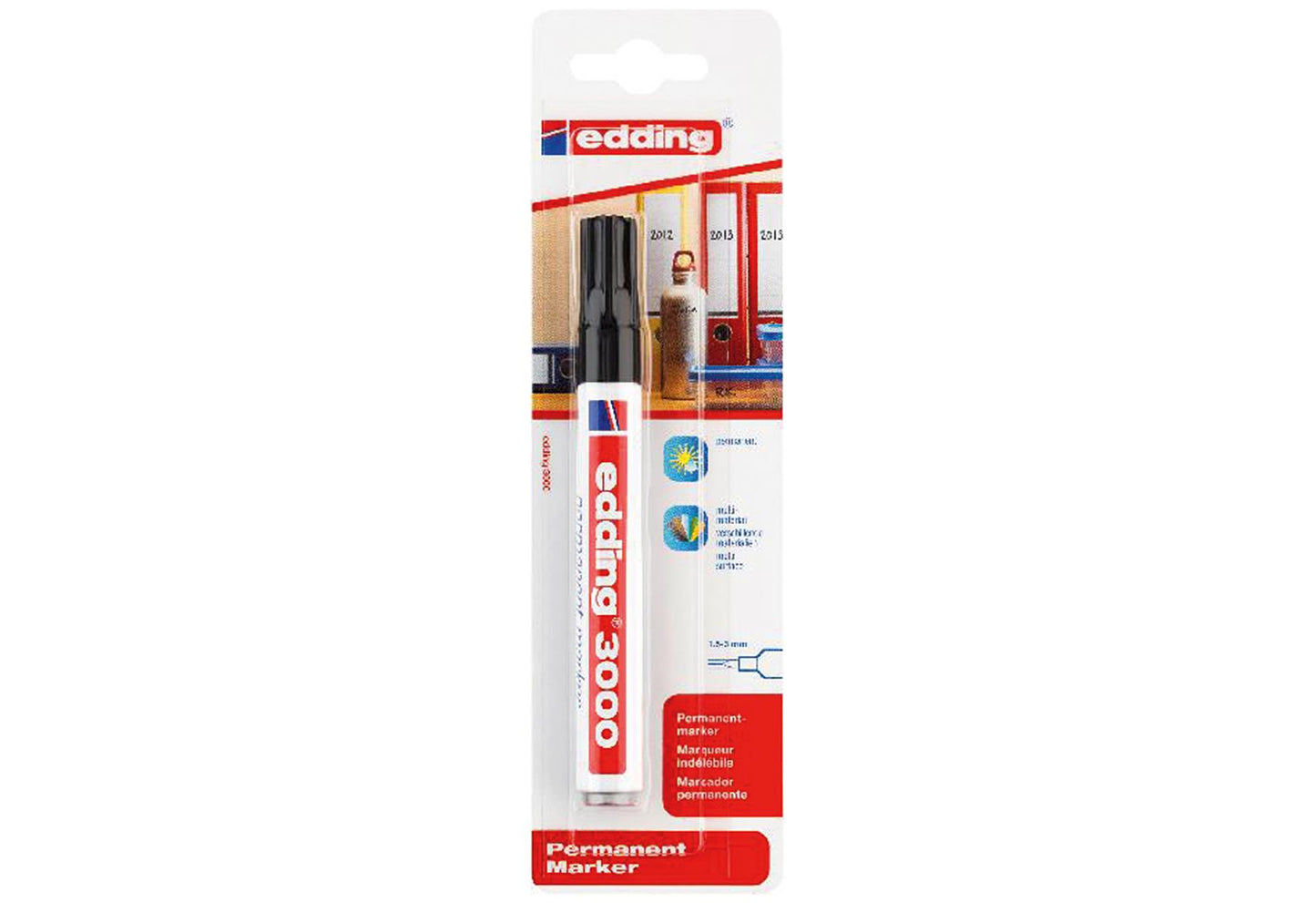 edding Permanentmarker 3000 - VPE: 10