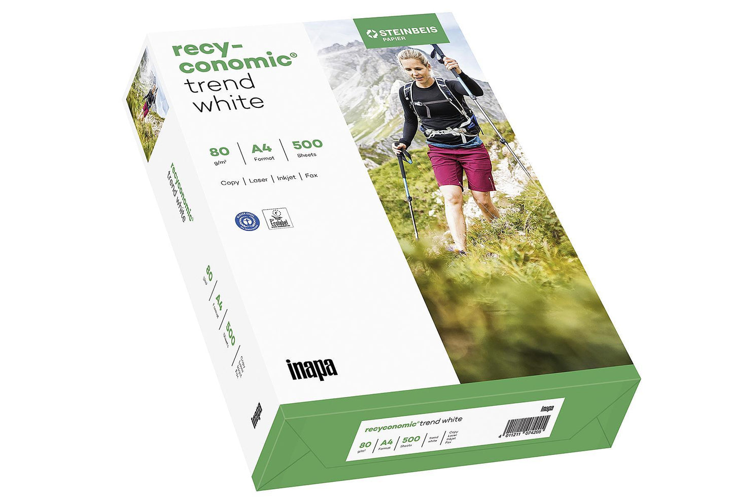 Recycomic Trend White 80g 500B 500 Blatt - VPE: 5