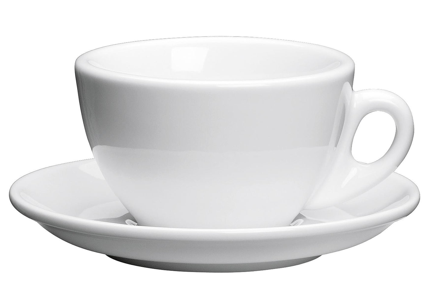 cilio tisch-accessoires Cappuccinotasse 'Roma' mit Untertasse - VPE: 6