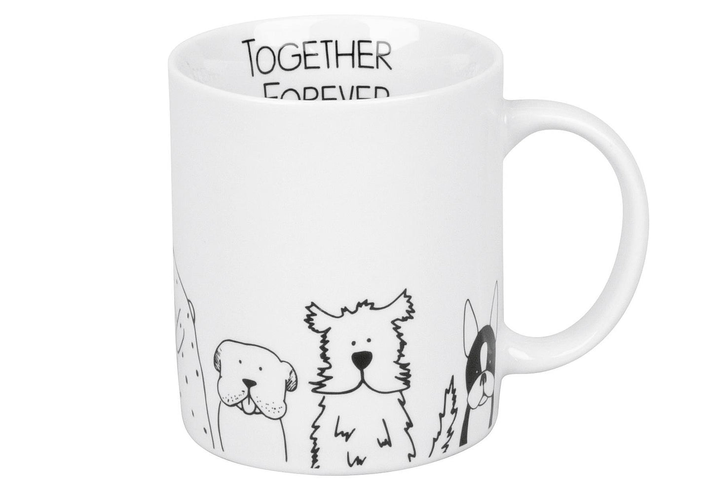 KÖNITZ Kaffeebecher 'Funny dogs' - VPE: 6