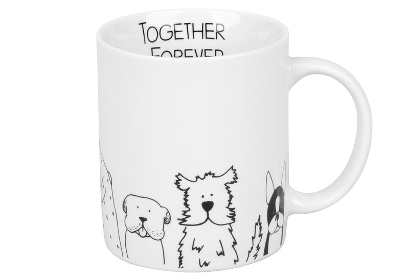 KÖNITZ Kaffeebecher 'Funny dogs' - VPE: 6