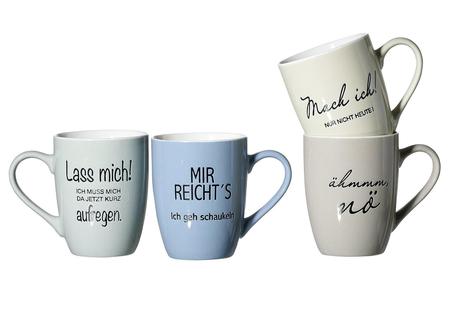 RITZENHOFF & BREKER Kaffeebecher 4fach sortiert - VPE: 4