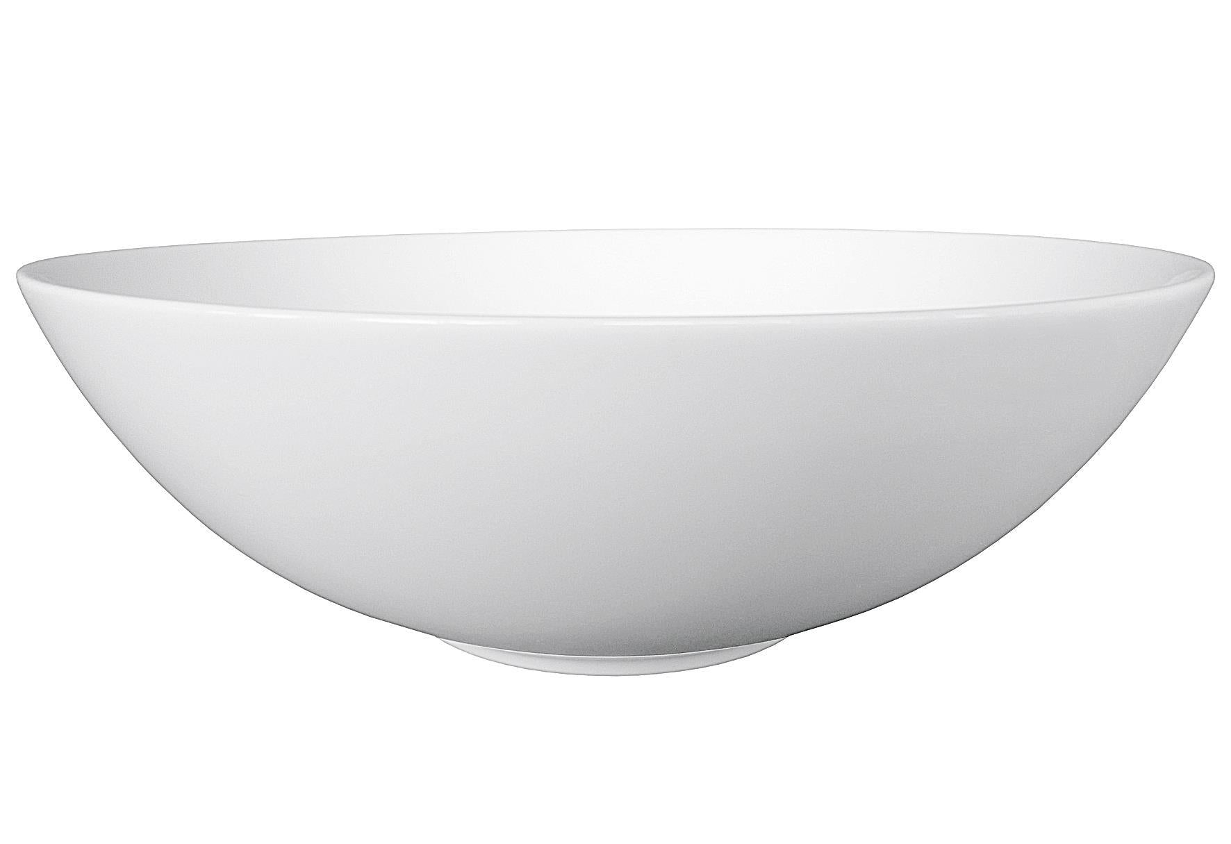 WELLCO Schale Royal Porzellan Ø21cm weiß - VPE: 6