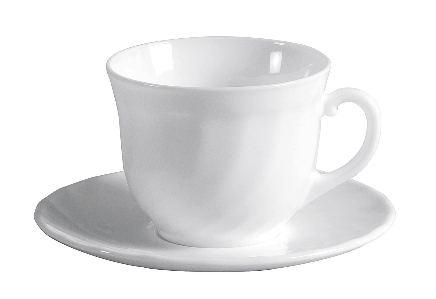 LUMINARC Kaffeetasse mit Untere Trianon 220 ml weiß - VPE: 6