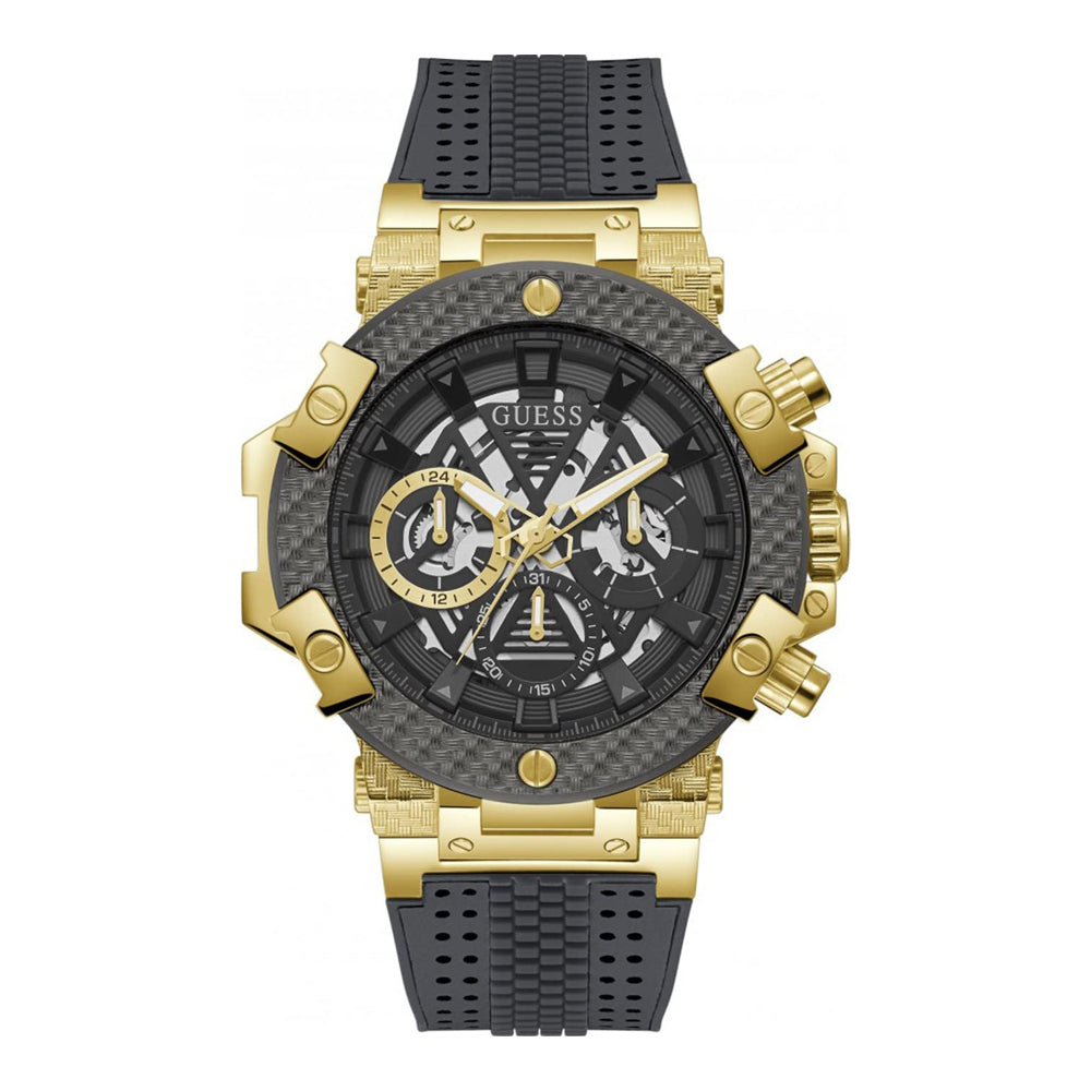 Guess Carbon GW0486G2 Herrenuhr