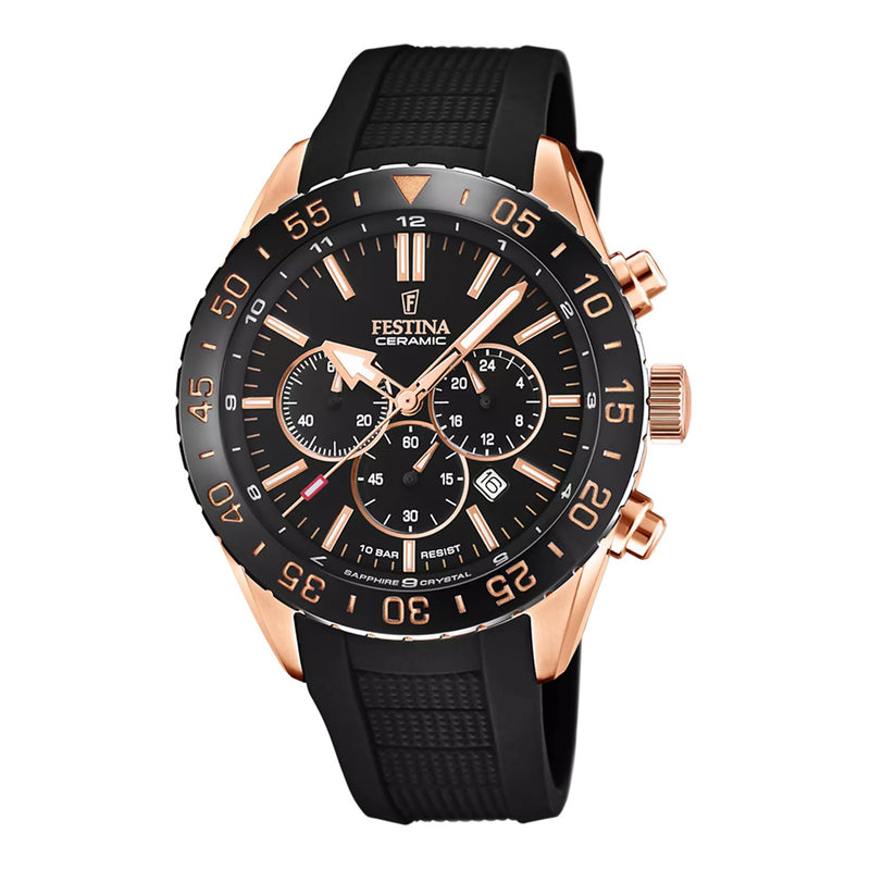 Festina Ceramic F20516/2 Herrenuhr Chronograph