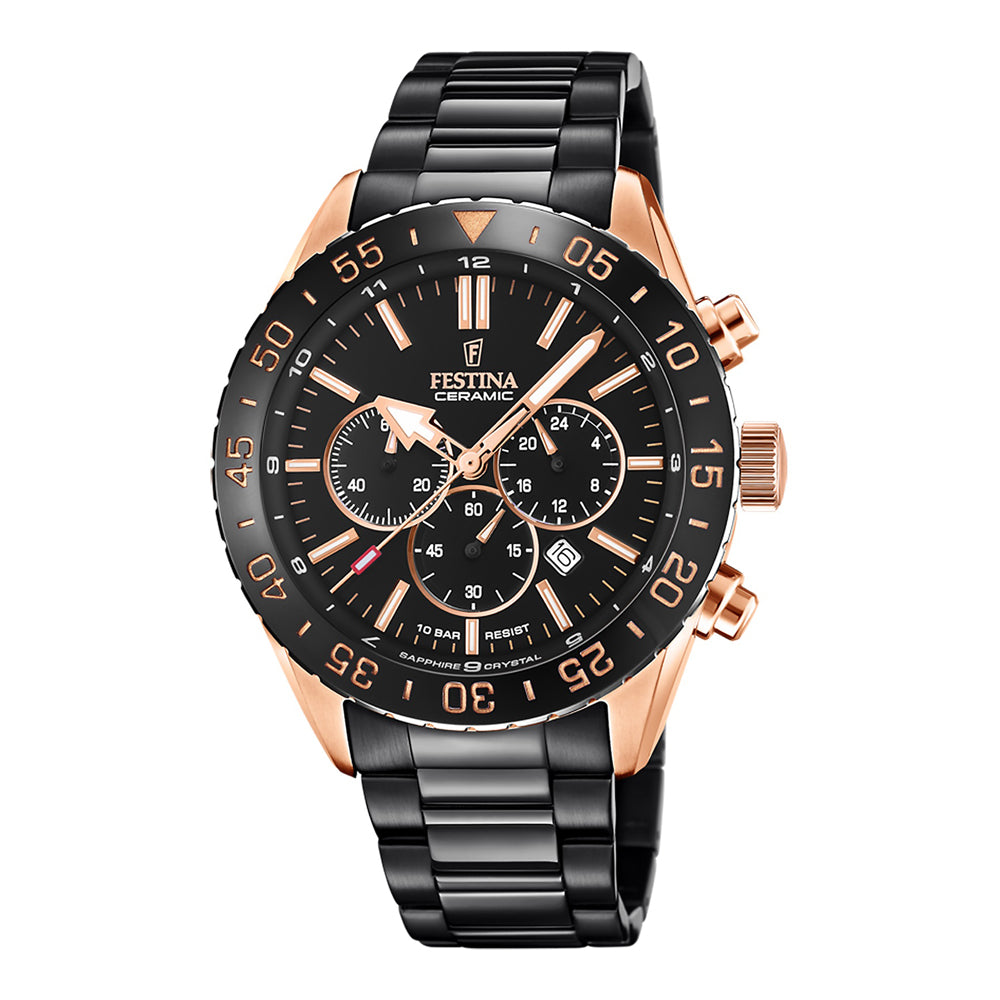 Festina Ceramic F20578/1 Herrenuhr Chronograph