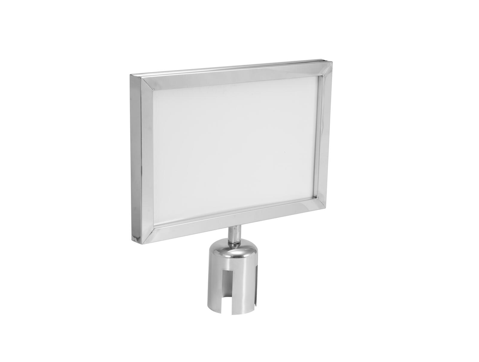 EUROLITE Hinweiß child für Eurolite Barrier 317x215 silber