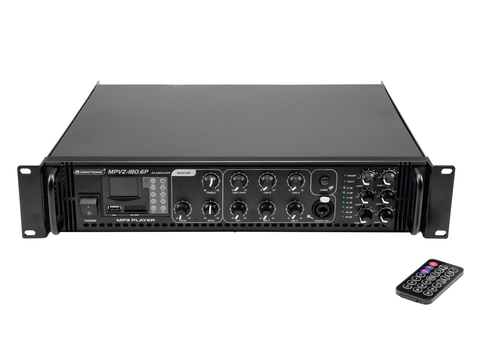 OMNITRONIC MPVZ-1806P Mischverstärker