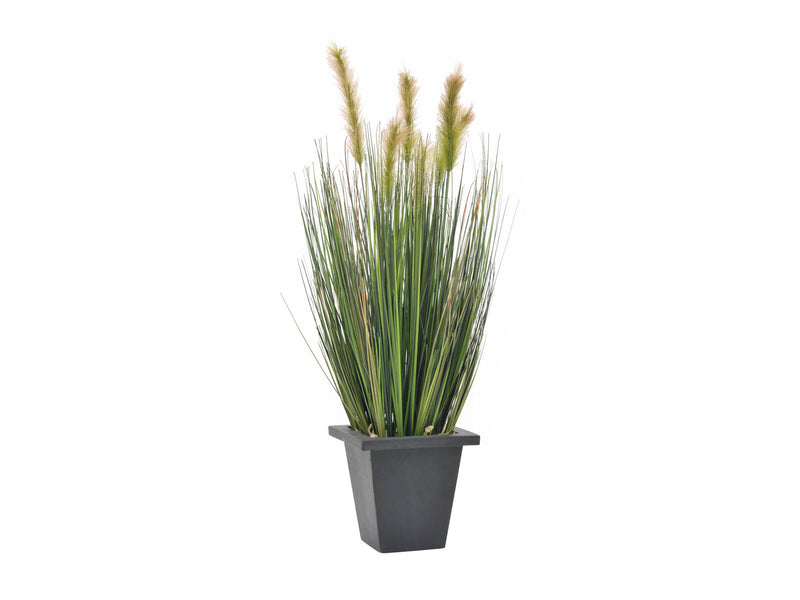 EUROPALMS Moorgras im Dekotopf künstlich 60cm