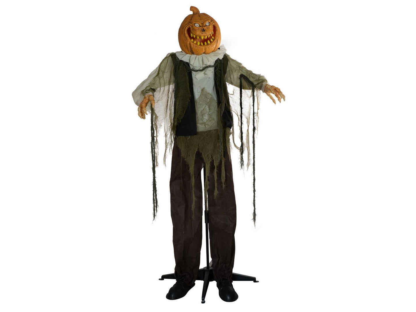 EUROPALMS Halloween Figur Kürbismann animiert 170cm
