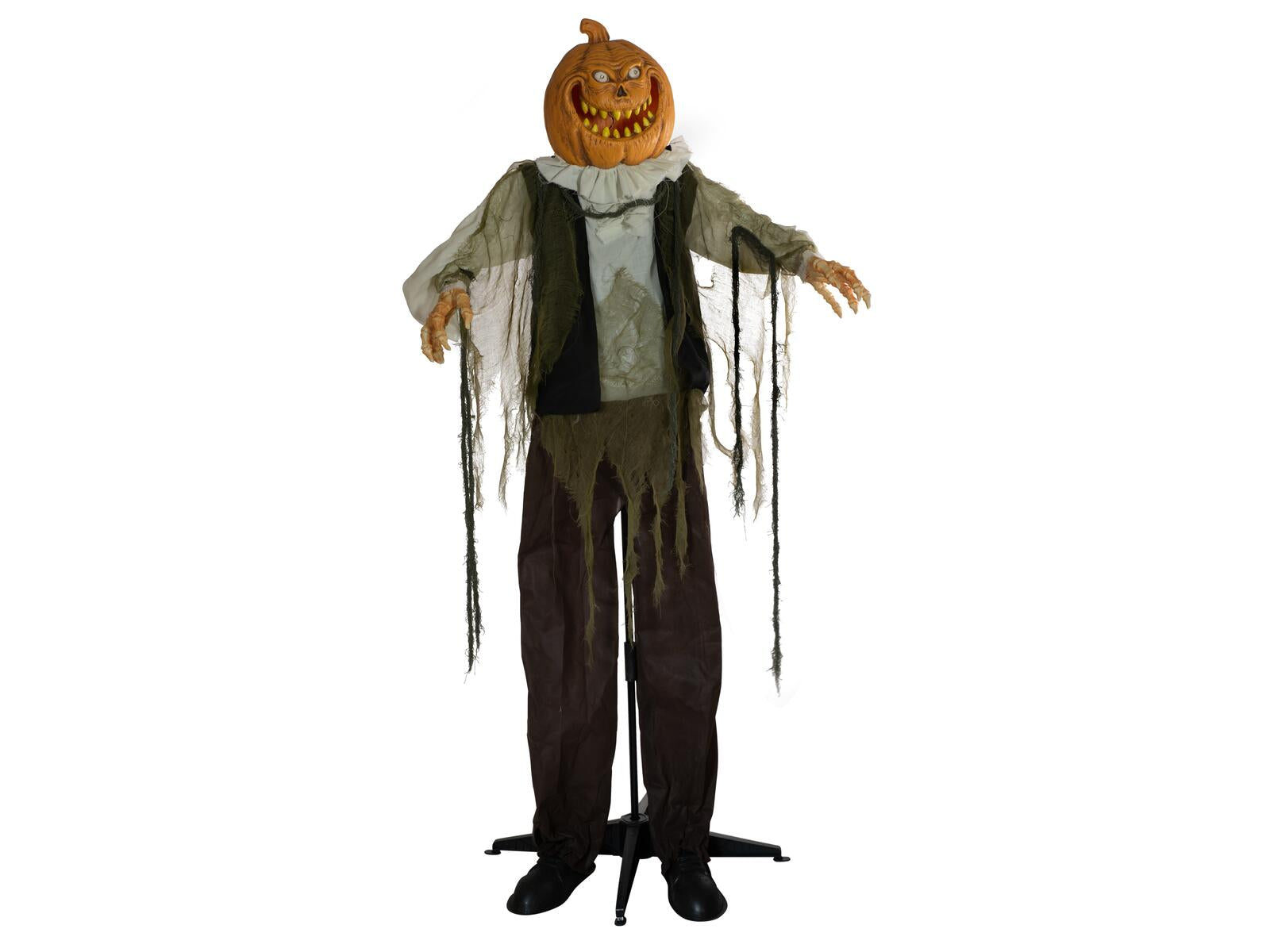 EUROPALMS Halloween Figur Kürbismann animiert 170cm