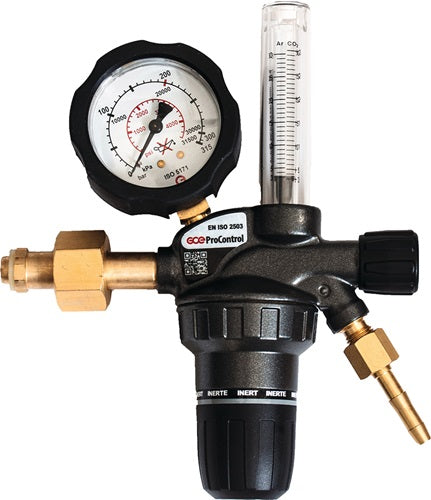 Flaschendruckminderer ProControl® Flowmeter Argon / CO2 200 bar 1-stufig 16 l/min GCE