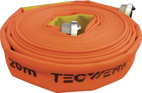 Bau-/Industrieschlauch ID 75mm L.20m leuchtorange Rl.TECWERK