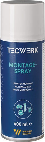 Montagespray 400ml gelblich Spraydose TECWERK