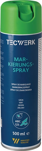 Markierungsspray grün 500ml Spraydose TECWERK