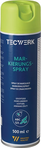 Markierungsspray leuchtgelb 500ml Spraydose TECWERK