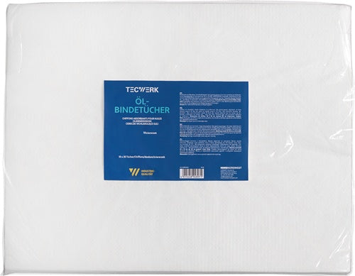 Ölbindetücher L.40cm B.50cm S.0,5cm 10x20 Tü.Krt.TECWERK
