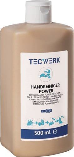 Handreiniger Power 500ml seifenfrei,lösemittelfrei,parfümiert TECWERK