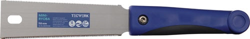 Japansäge/Feinzugsäge Mini Ryoba Blatt-L.150mm Gesamt-L.330mm ger.2K-Griff