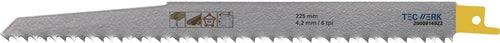 Säbelsägeblatt L.225mm B.19mm 4,2mm TPI 6 HCS/CV 5 St./Karte TW