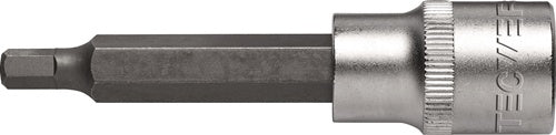 Steckschlüsseleinsatz 1/2 Zoll Innen-6-kant SW 6mm L.90mm TECWERK