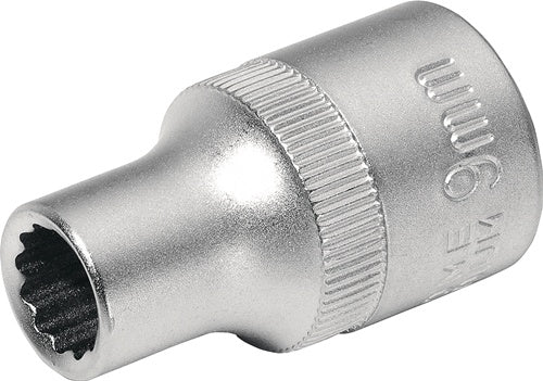 Steckschlüsseleinsatz 1/2 Zoll 12-kant SW 17mm L.40mm TECWERK