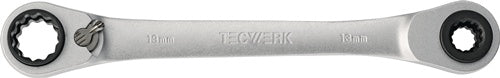 Multifunktionsknarrenringschlüssel 4in1 10/13/17/19mm 12-KT.L.220mm Z.72 TECWERK