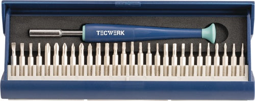 Feinmechanikerbitset 29tlg.m.Wechselbits in Ku.-Kass.TECWERK