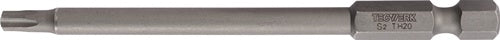 Bit 1/4 Zoll T 25 L.89mm m.Bohr.TECWERK - VPE: 10