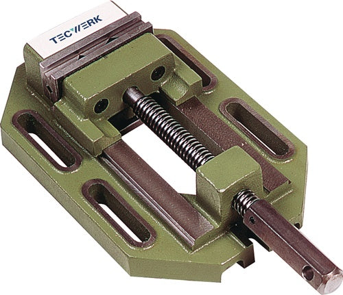 Bohrmaschinenschraubstock Backen-B.125mm Spann-W.130mm TECWERK