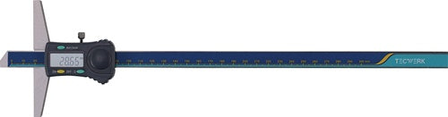 Tiefenmessschieber DIN 862 300mm dig.ger.Schiene TECWERK