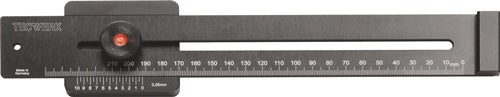 Streichmaß 200mm m.flachem Schieber TECWERK