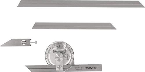 Universalwinkelmessersatz Schienen-L.150/200/300mm TECWERK