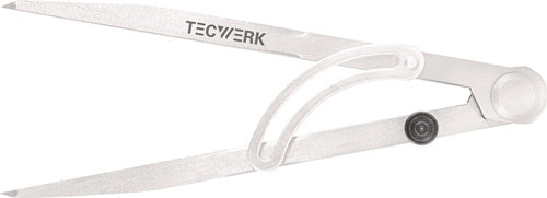 Spitzzirkel L.200mm m.Stellbogen TECWERK
