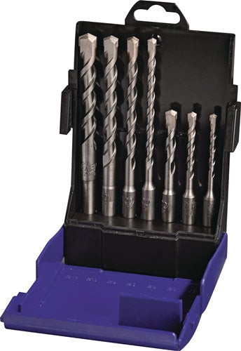 Hammerbohrersatz SDS-Plus 7-tlg.SDS-Plus Ku.-Box TECWERK