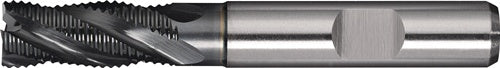 Schaftfräser DIN 844 Typ HR D.8mm HSS-Co PM ALCRONA Weldon Z.4 kurz TECWERK