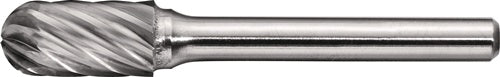 Frässtift WRC INOX D.12mm Kopf-L.25mm Schaft-D.6mm HM Verz.Normal,fein TECWERK