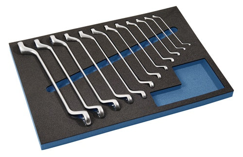 Werkzeugmodul 12-tlg.3/3-Modul Schlüsswelweiten 6x7-30x32mm TECWERK