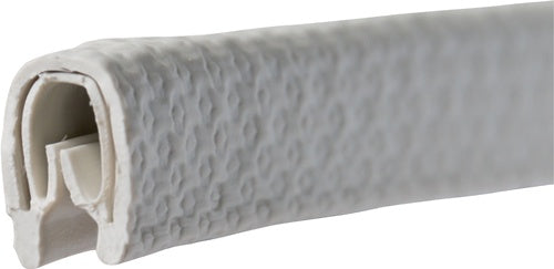 Kantenschutz Klemmber.1-4mm L.10m B.10mm H.14,5mm weiß-grau TECWERK - VPE: 10