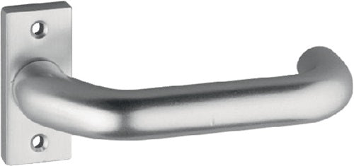 Profiltürdrückerlochteil 2308/0800 Aluminium F1 käntig 8 mm gekröpft EDI