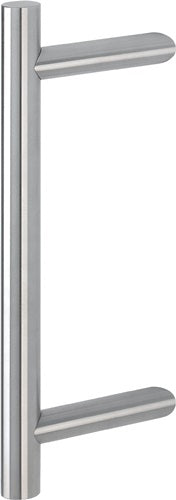 Stangengriff E5012 Edelstahl Farb-Nr F69 Befestigungsabstand 300 mm Länge 400 mm schräg HOPPE
