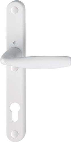 1/2 Profiltür-Garnitur New York 1810/3346SN Aluminium F9016 PZ HOPPE