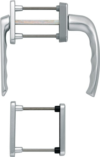 Balkongarnitur New York 099KH/961N/U10/… Aluminium F1 63-73 mm Vierkant 7 mm HOPPE
